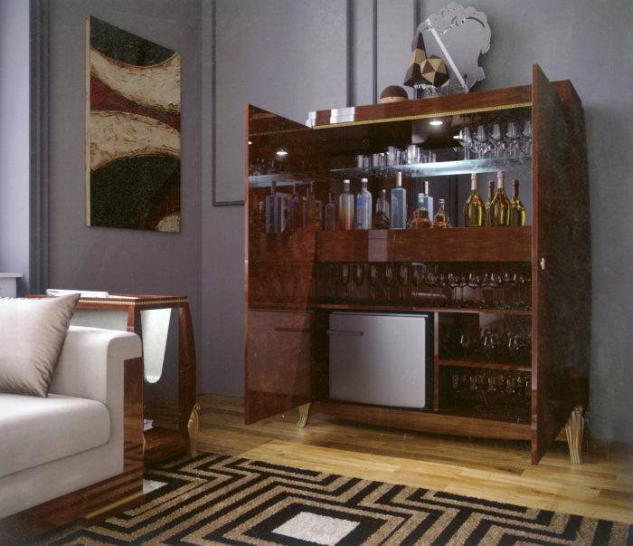 mueble bar a medida